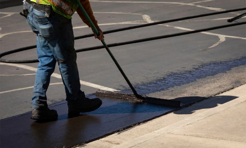Armored Asphalt paving project in Michigan