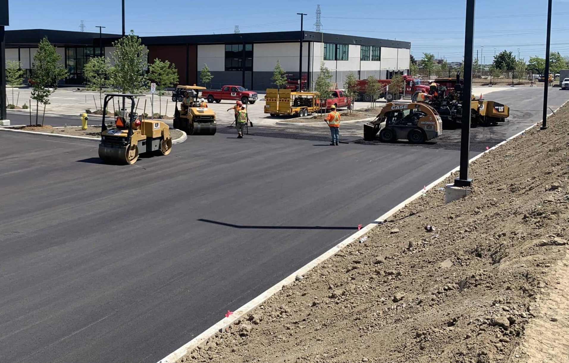 Armored Asphalt paving project in Michigan