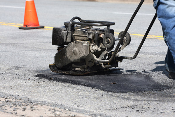 Armored Asphalt paving project in Michigan