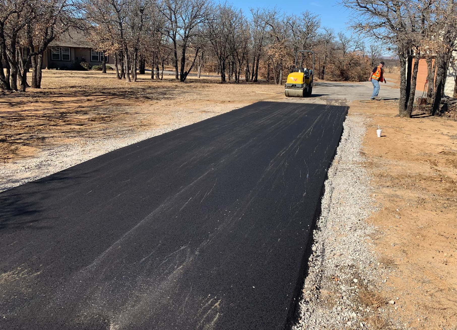 Armored Asphalt paving project in Michigan