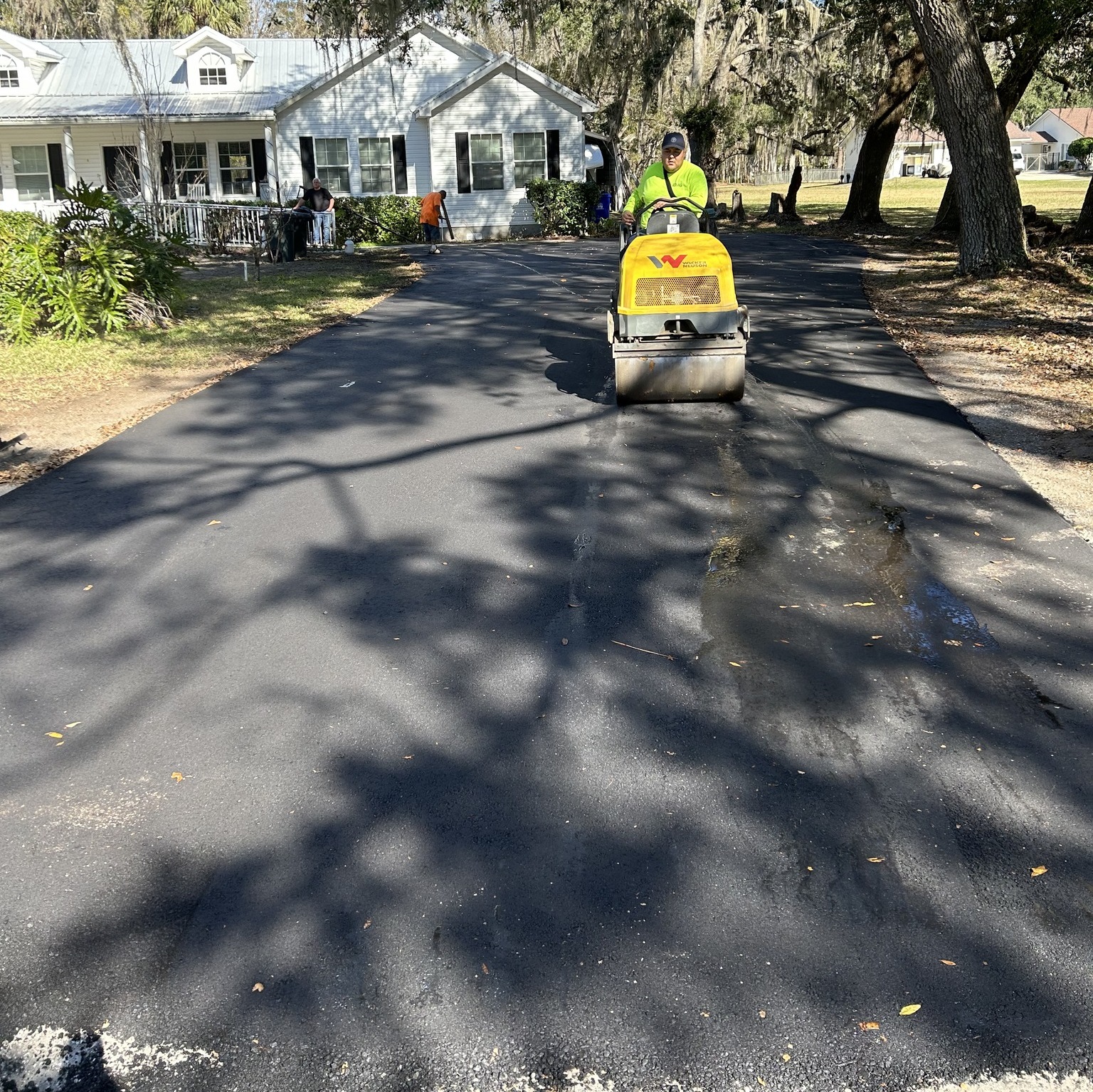 Armored Asphalt paving project in Michigan